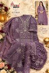 Sf 5643 A To D By Shree Fancy Lining Organza Pakistani Salwar Suits